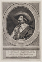 KG 06974
<br/>
Portret Nicolaas Hasselaer
<br/>
<em>Houbraken, Jacob (1698-1780)</em>